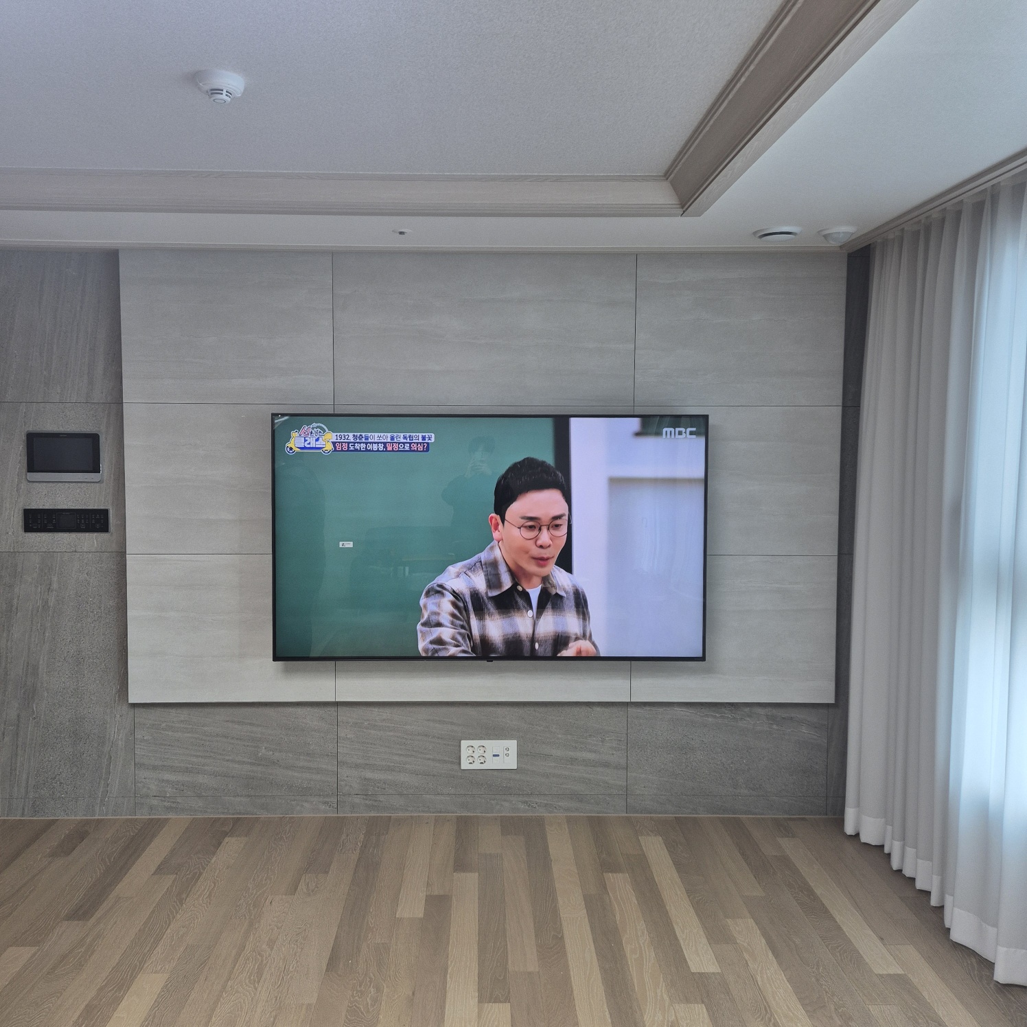청년tv 무타공 TV 설치 현장